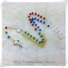 Plastic Colourful Beads Rosaries, Religious Rosary Bead, Rosary (IO-cr391)